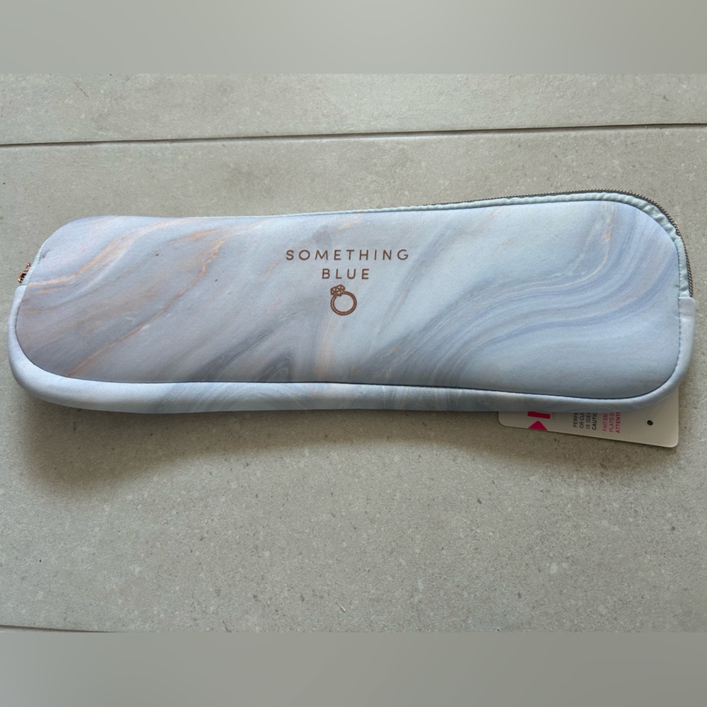 My Tagalongs - Something Blue Marble Patterned Hair Tools Caddy